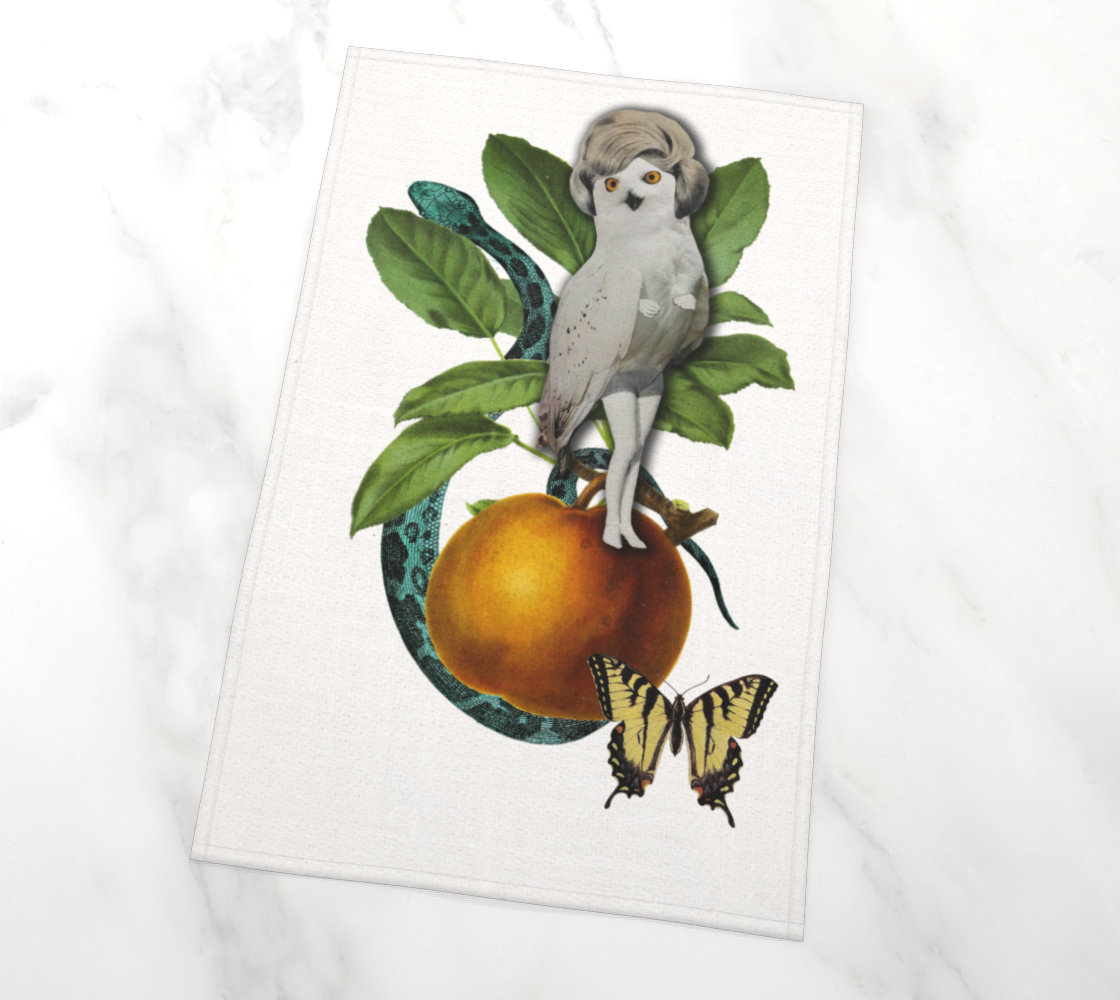 Hoo Hoo tea-towel by Nadina Tandy preview #2