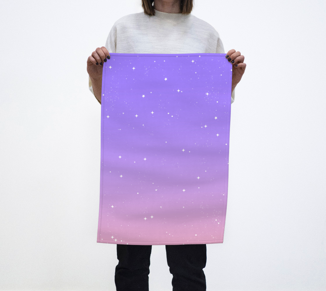 Keep On Shining - Lavender Sunrise Tea Towel preview