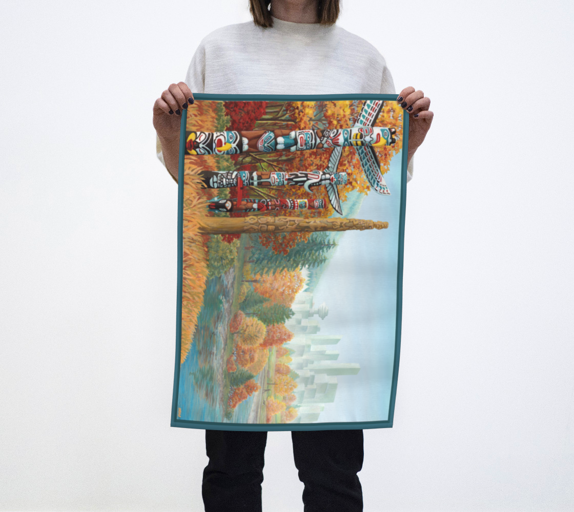 Vancouver Canada Towels - Two Worlds Collide preview