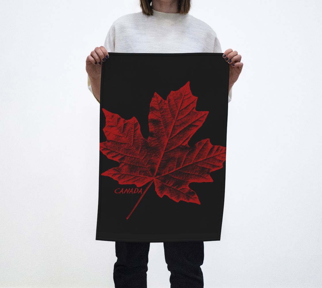 Aperçu de Canada Maple Leaf Souvenir Tea Towels