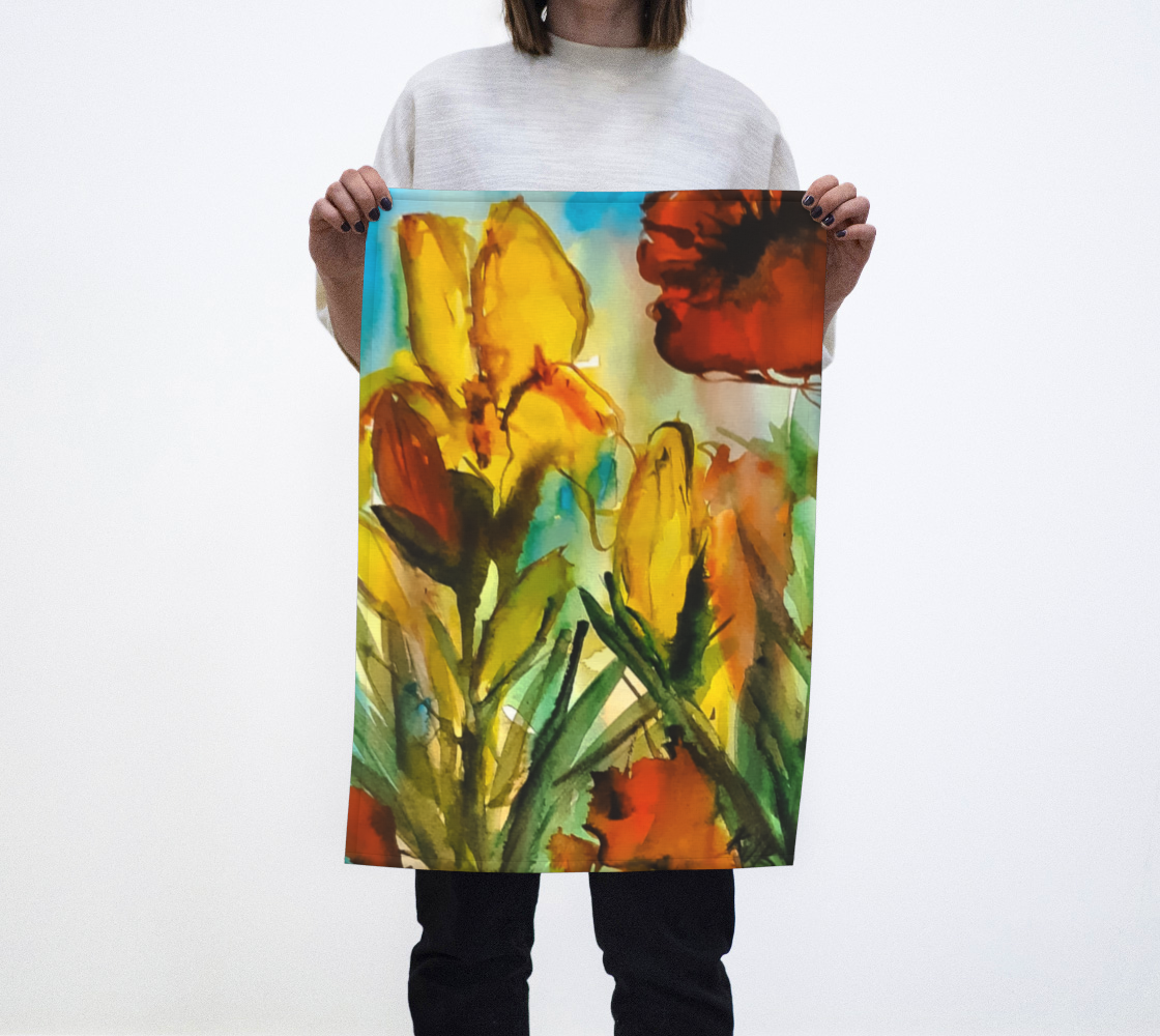 Spring Garden Tea Towel preview