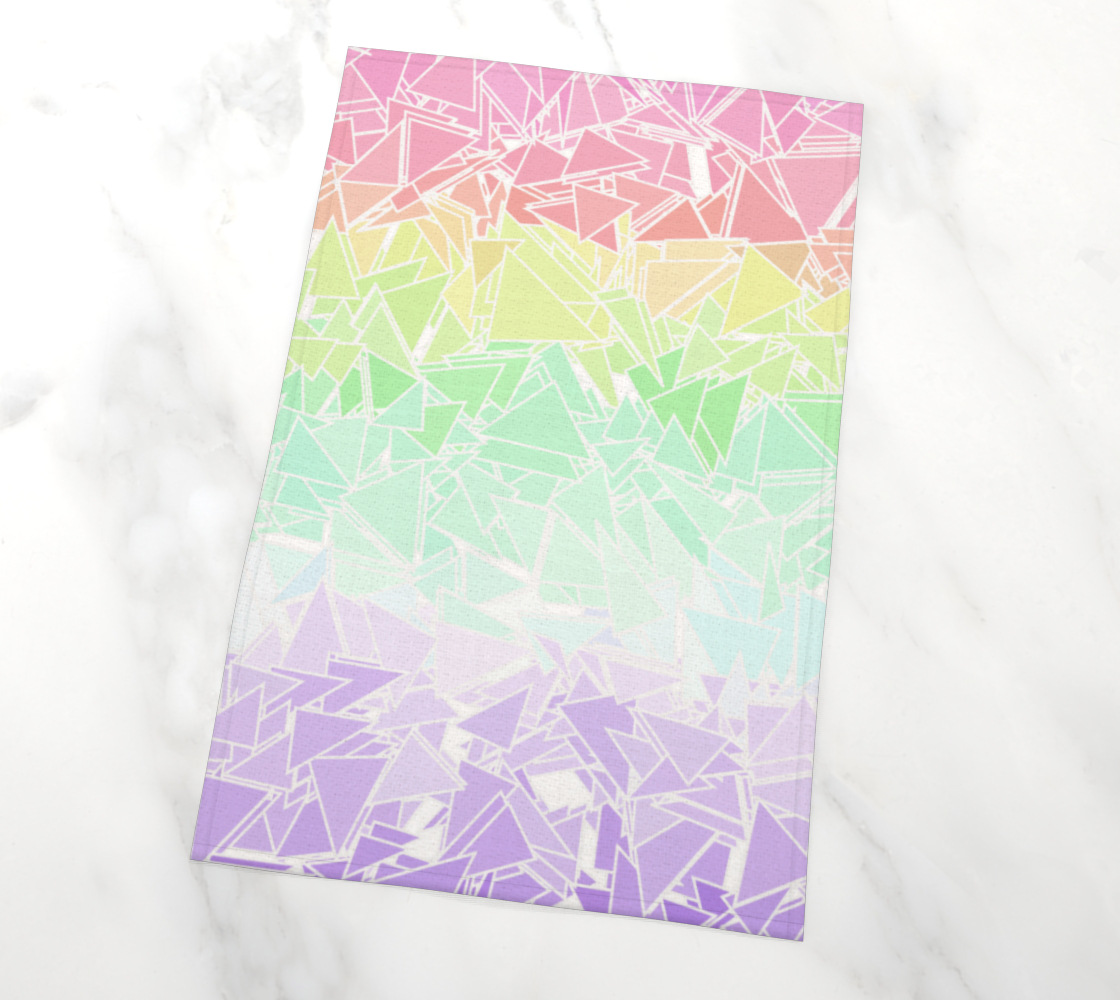Groovy Boho Triangle Rainbow, 50% of profits donated to the Trevor Project! preview #2