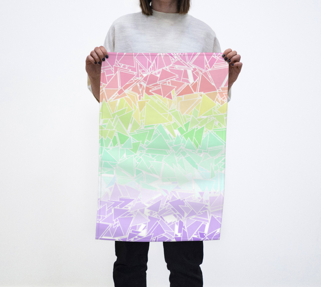 Groovy Boho Triangle Rainbow, 50% of profits donated to the Trevor Project! preview #1