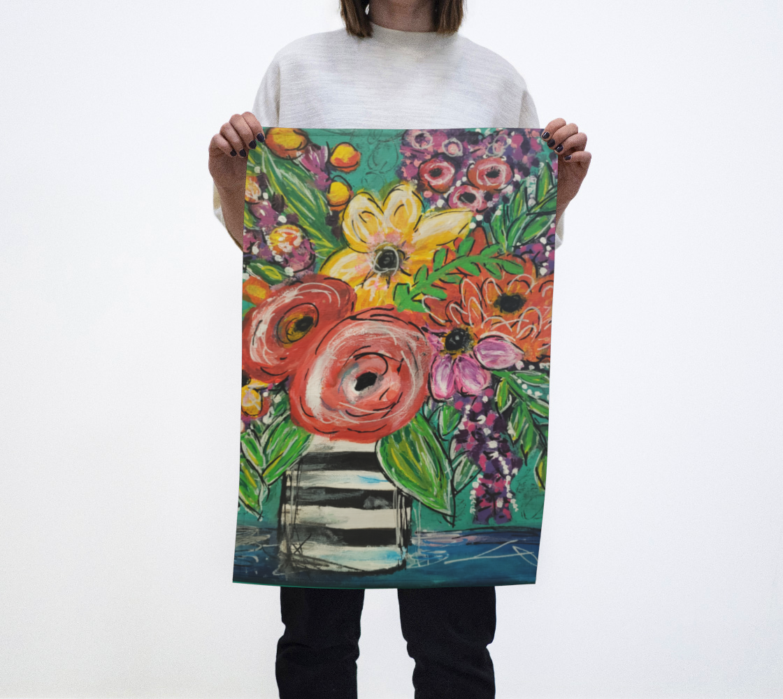 Fun Flower Tea Towel  preview
