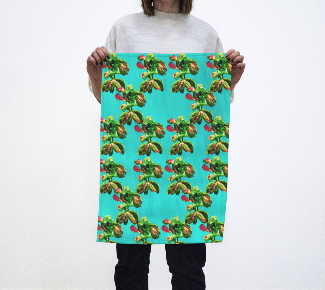 Many Green Goldfish Tea Towel preview #1
