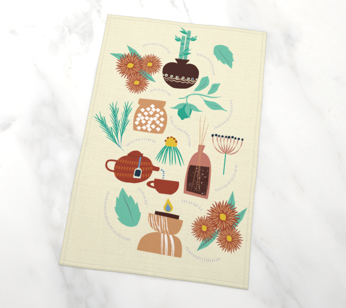 Relax Eco-Friendly Tea Towel preview #2