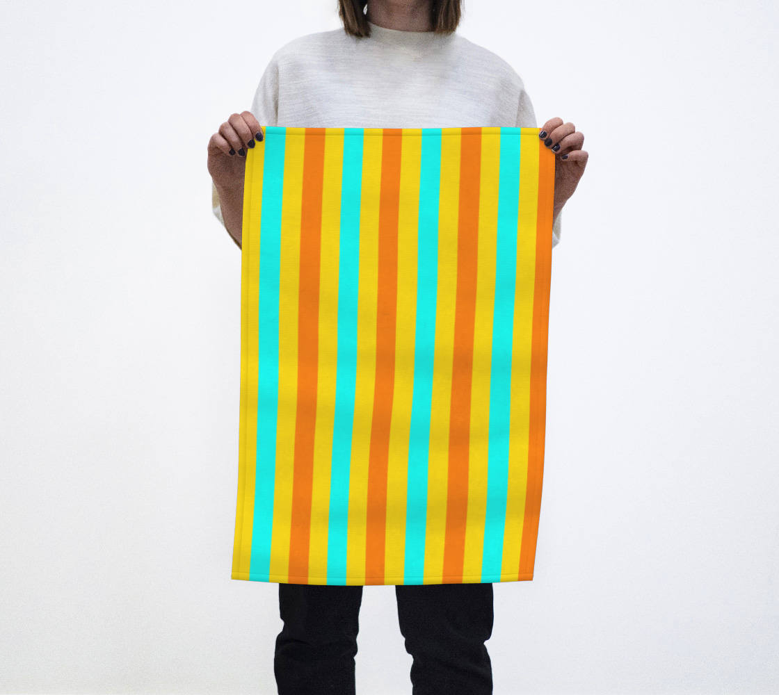 Stripes Collection: Summer Fun Tea Towel preview