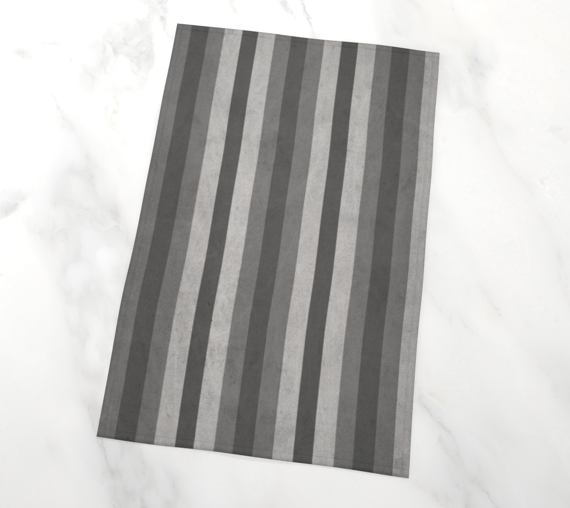 Stripes Collection: Fifty Shades Tea Towel thumbnail #3