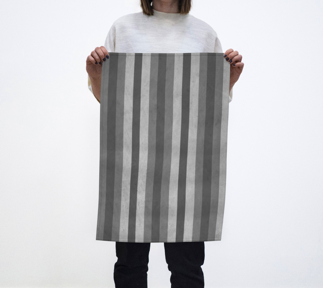 Stripes Collection: Fifty Shades Tea Towel preview #1