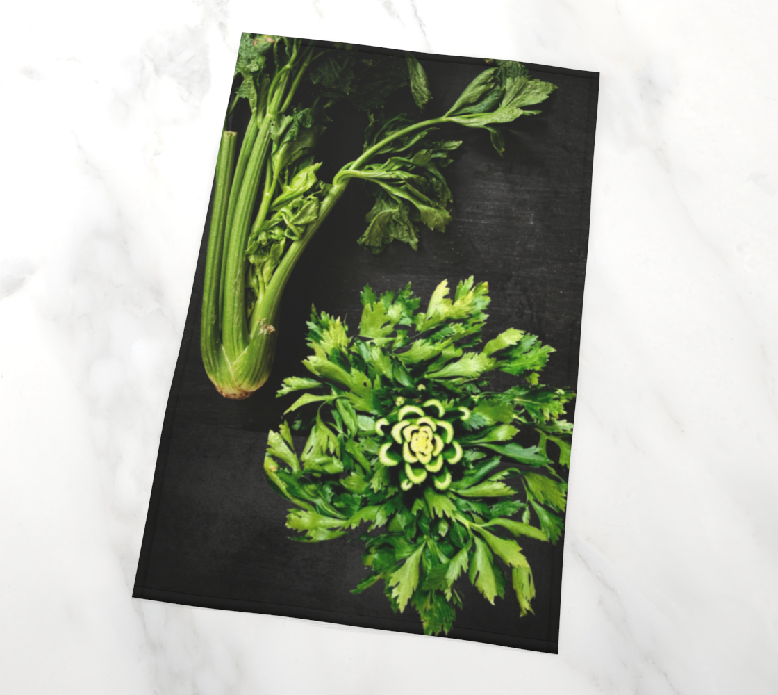celery tea towel preview #2