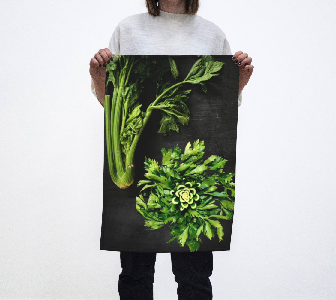 celery tea towel preview