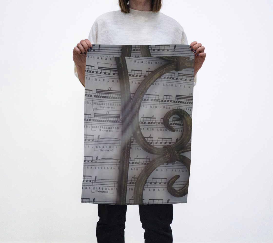 Music notes Tea towel  preview