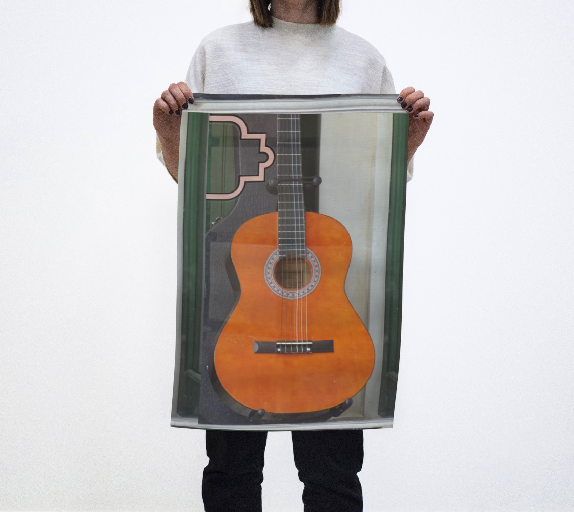 Tea towel Guitar 2  preview