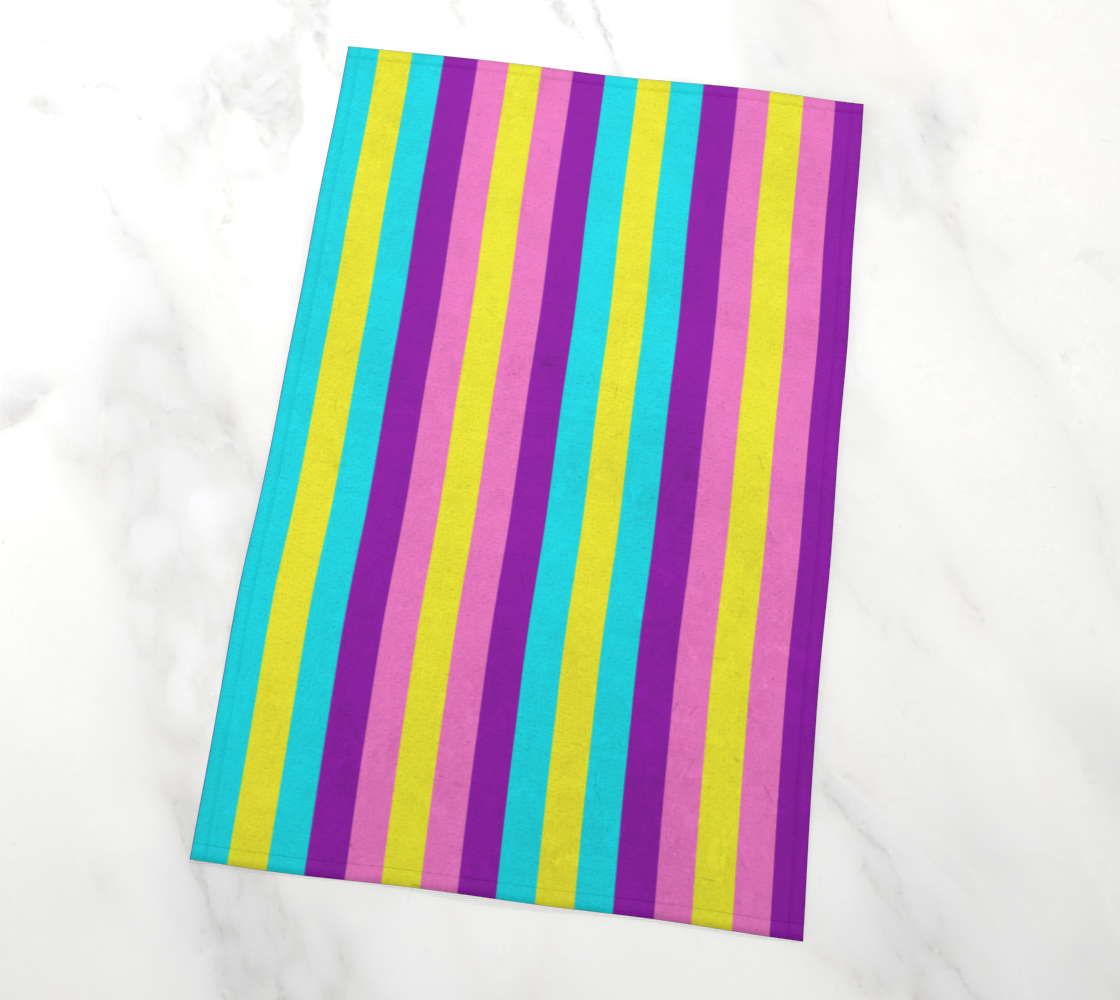 Stripes Collection: Fairy Fantasy Tea Towel preview #2