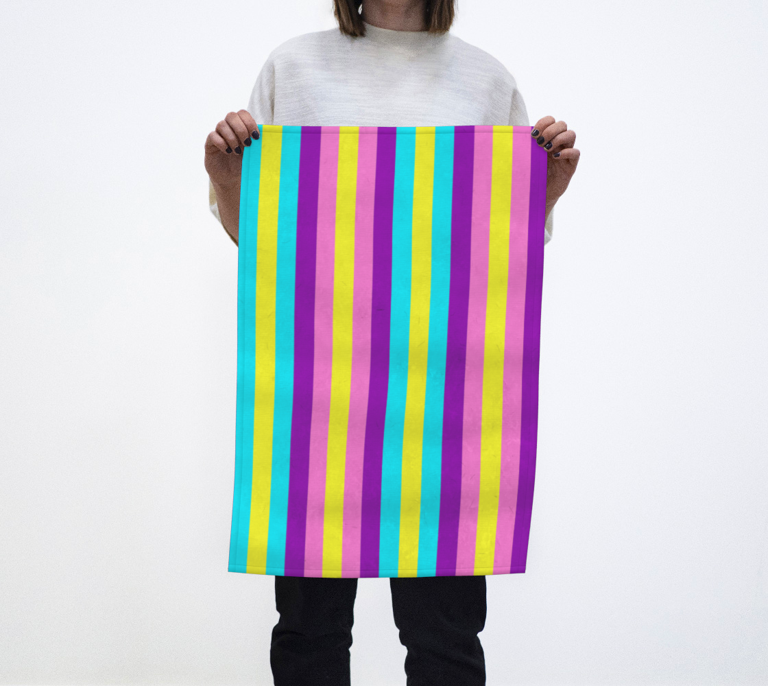 Stripes Collection: Fairy Fantasy Tea Towel preview #1