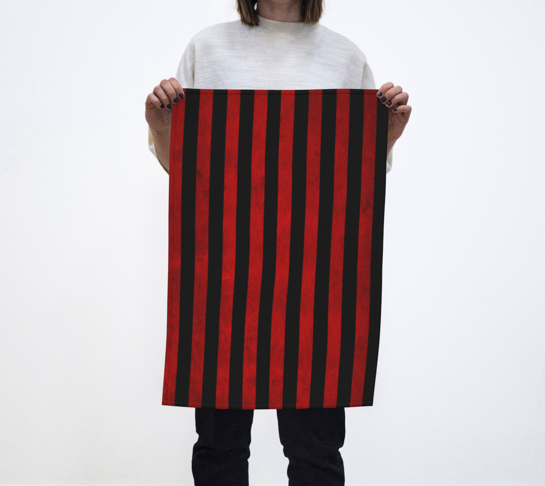 Stripes Collection: Blood Moon Tea Towel preview