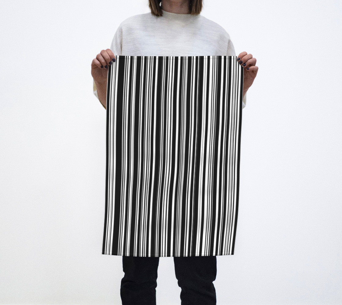 Stripes Collection: Barcode Tea Towel preview