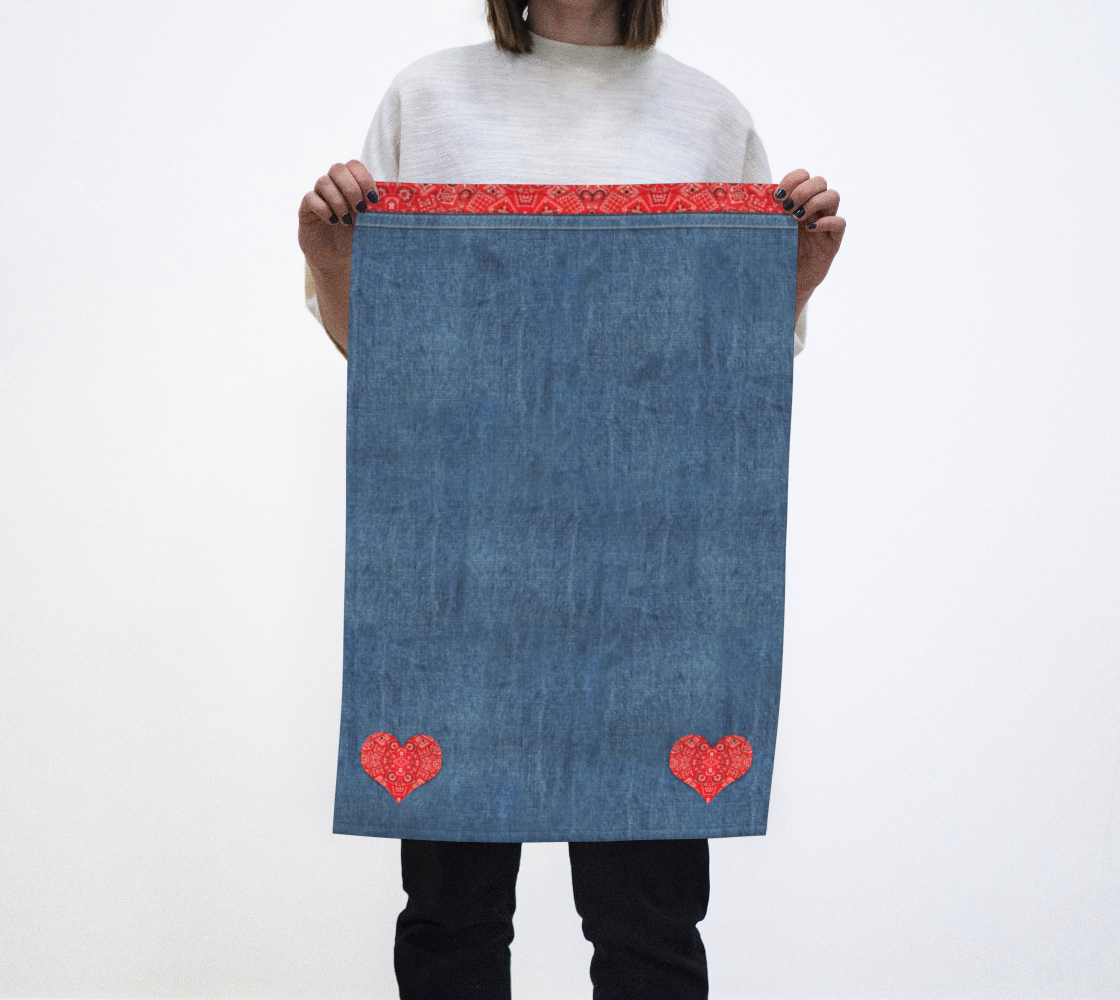 Bandanna Hearts  and Denim-Look preview #1