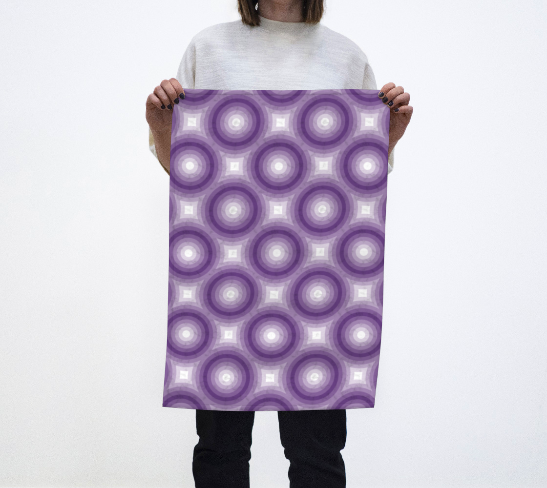 Shades of Cobalt Violet Marble Circles preview