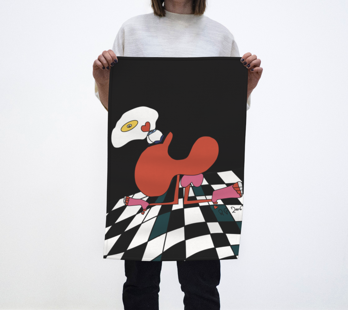 Aperçu de Torchon mr cœur surc2 pattes dessin JPetMEL 