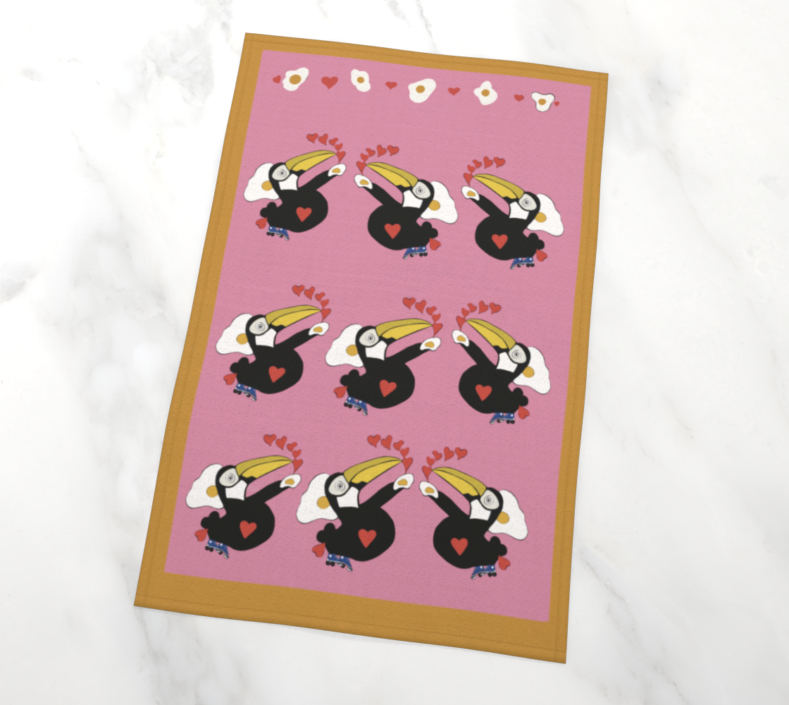 Rose toucan toco rose avec ces œufs JPetMEL preview #2