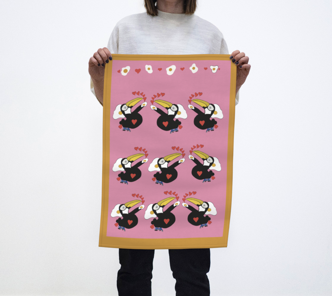 Aperçu de Rose toucan toco rose avec ces œufs JPetMEL 