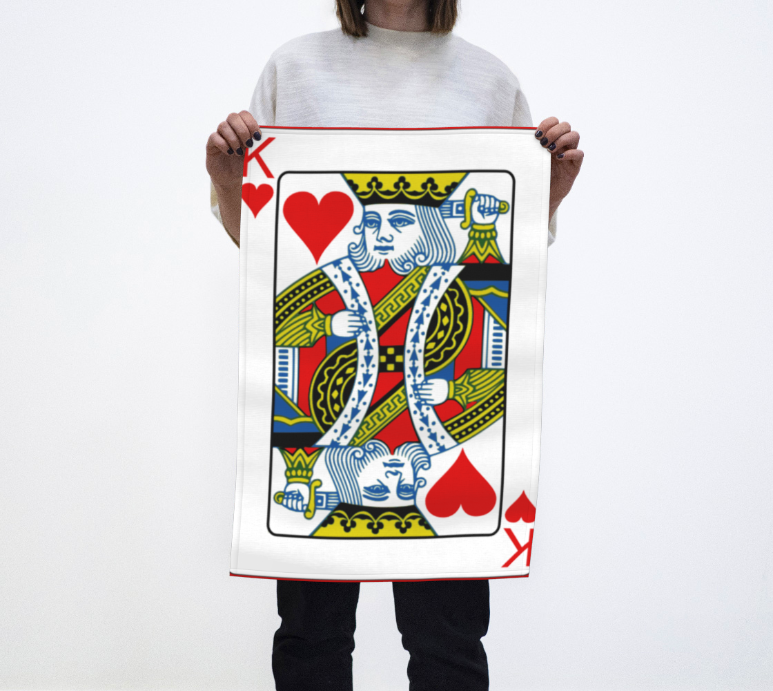 King of Hearts Tea Towel preview