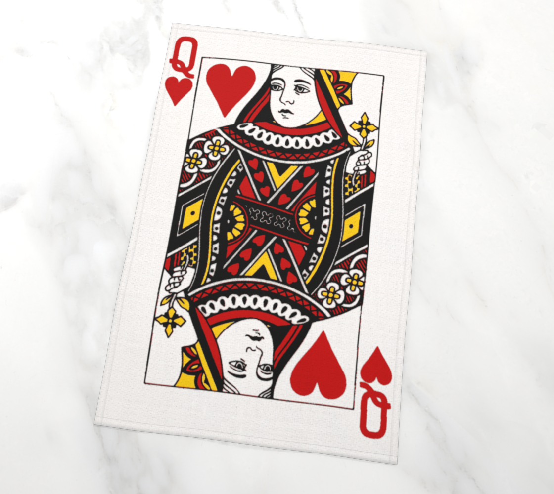 Queen of Hearts Tea Towel preview #2