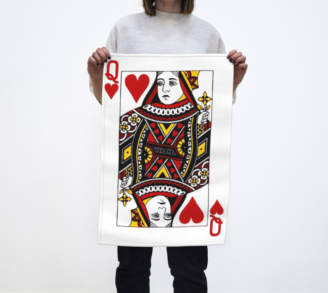 Queen of Hearts Tea Towel preview #1