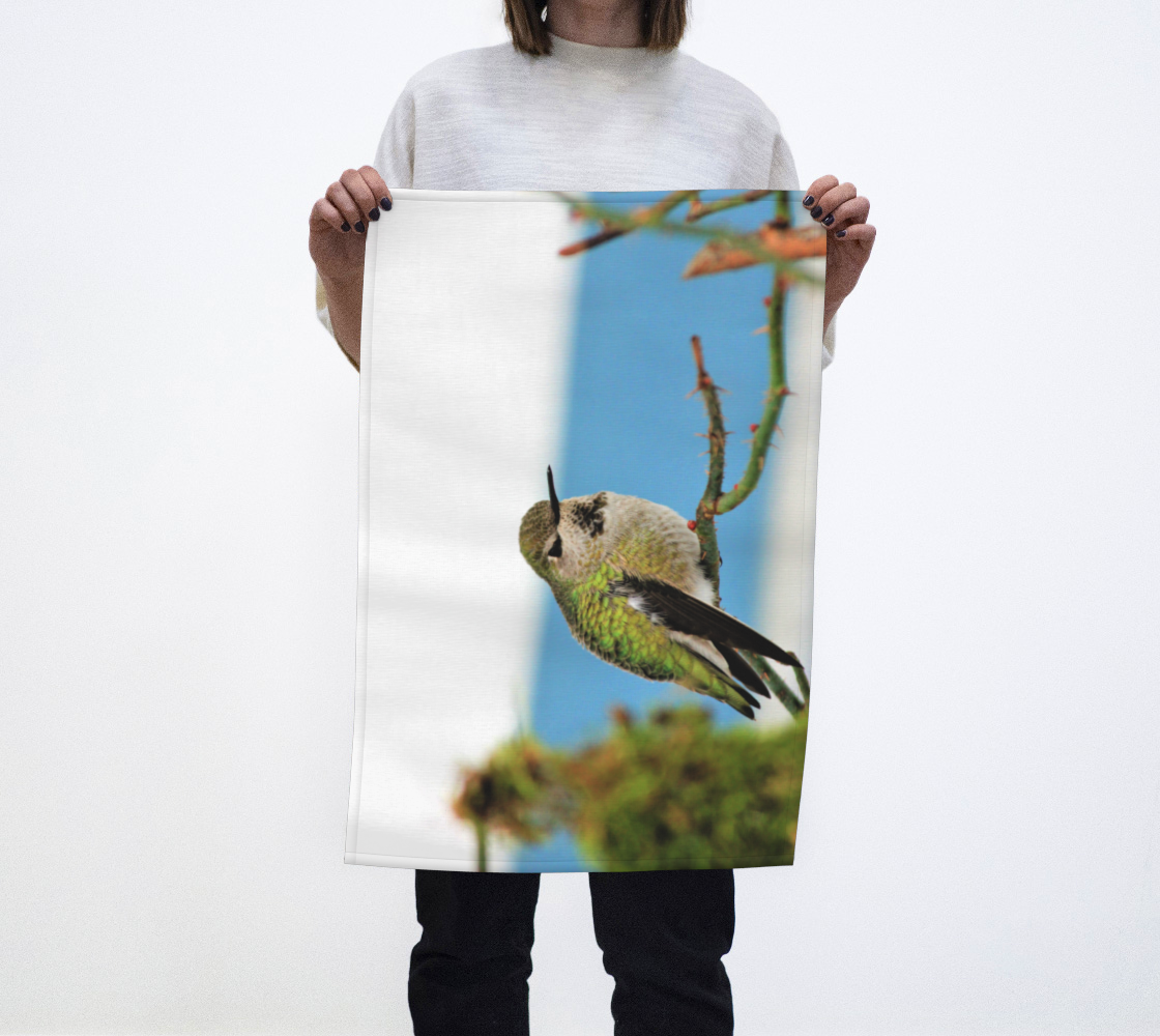 Humming Bird Photo Tea Towel preview #1