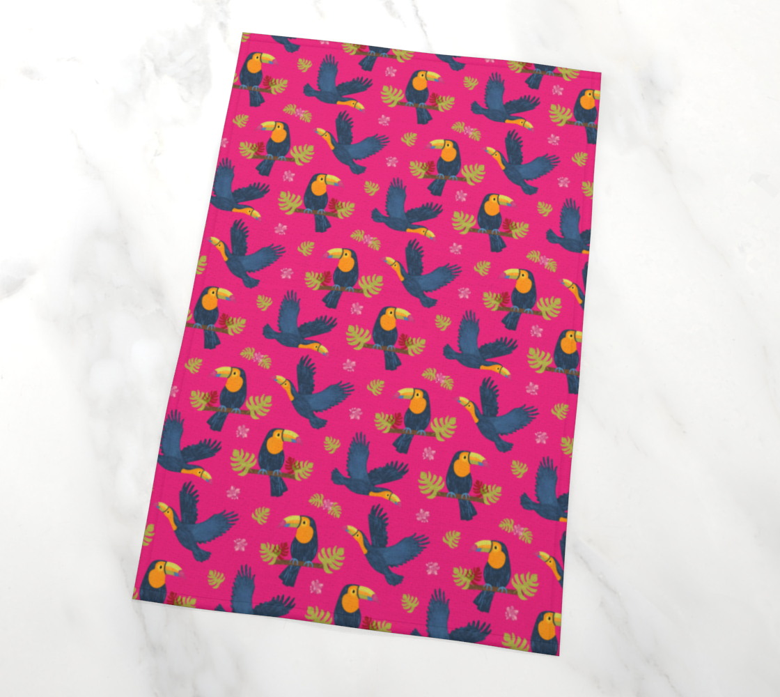 toucans (pink) preview #2