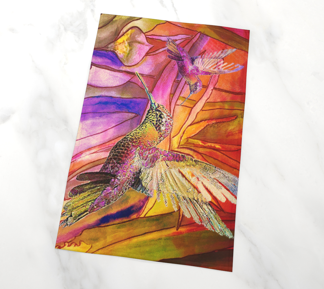 Hummingbird (tea towels) preview #2