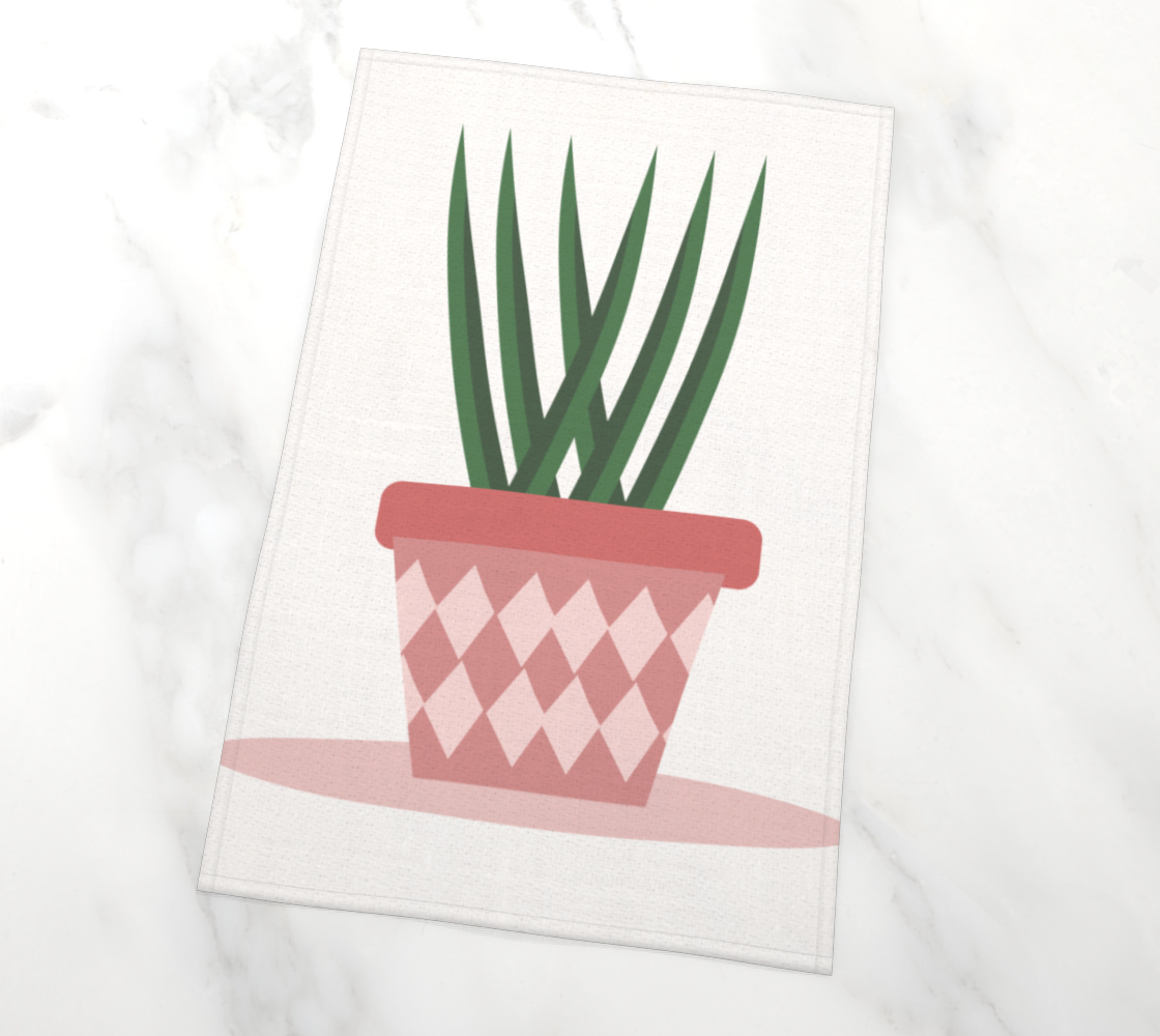 Potted Plant Aloe Art thumbnail #3