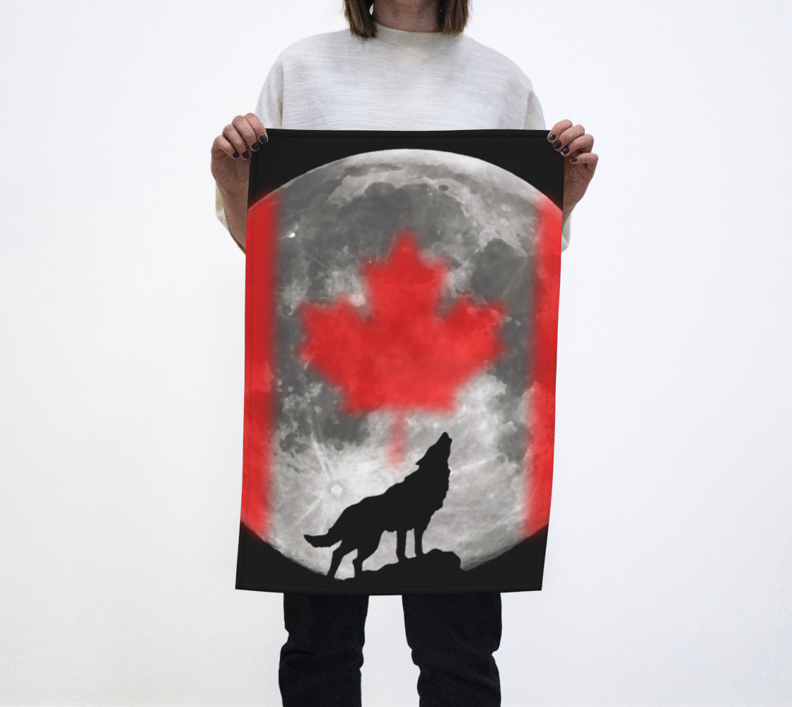 Canada Moon Tea Towel preview