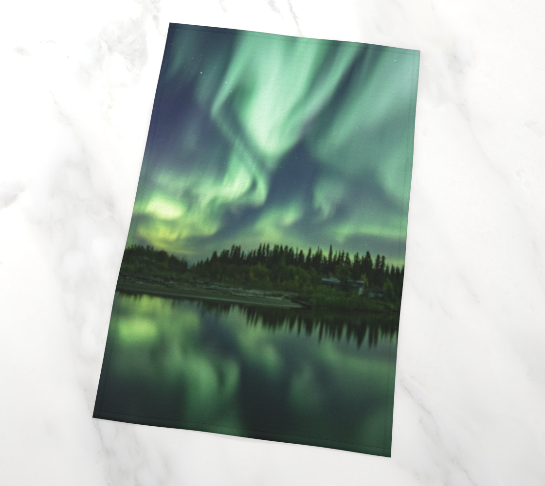 Aurora reflections - Tea Towel preview #2