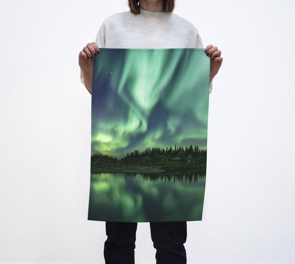 Aurora reflections - Tea Towel preview #1