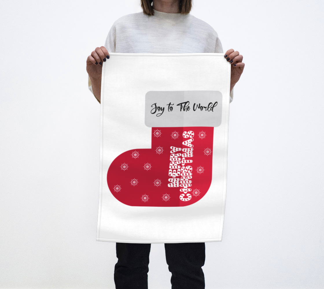 Joy to The world Merry Christmas Stocking preview