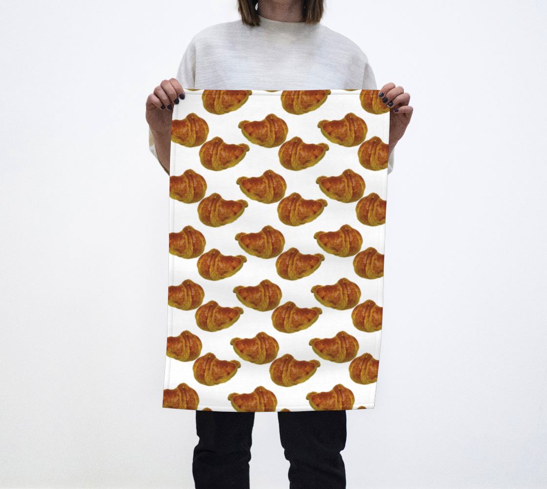 Croissant photo motif pattern preview