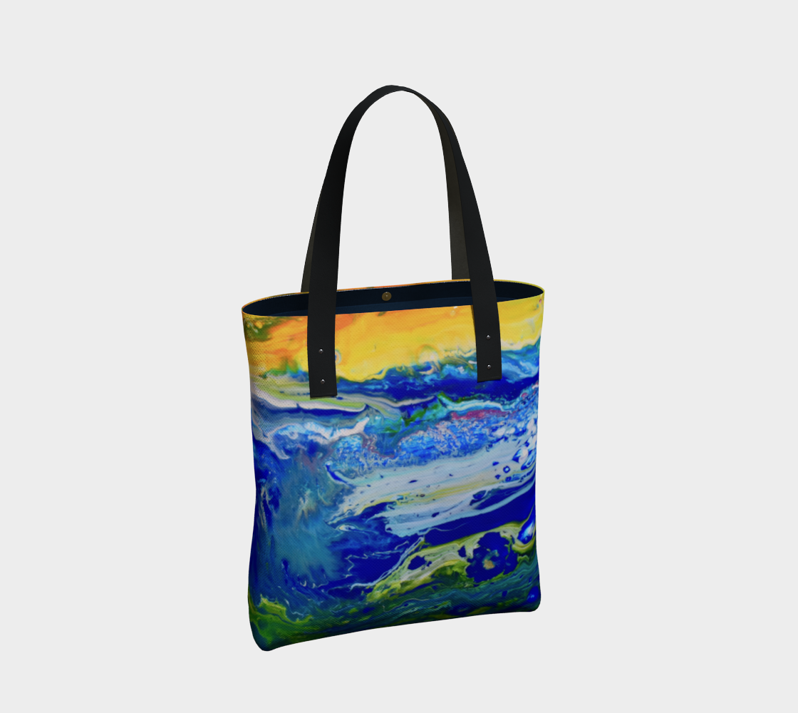 Aperçu de Sunset on cosmic sea Bag #2