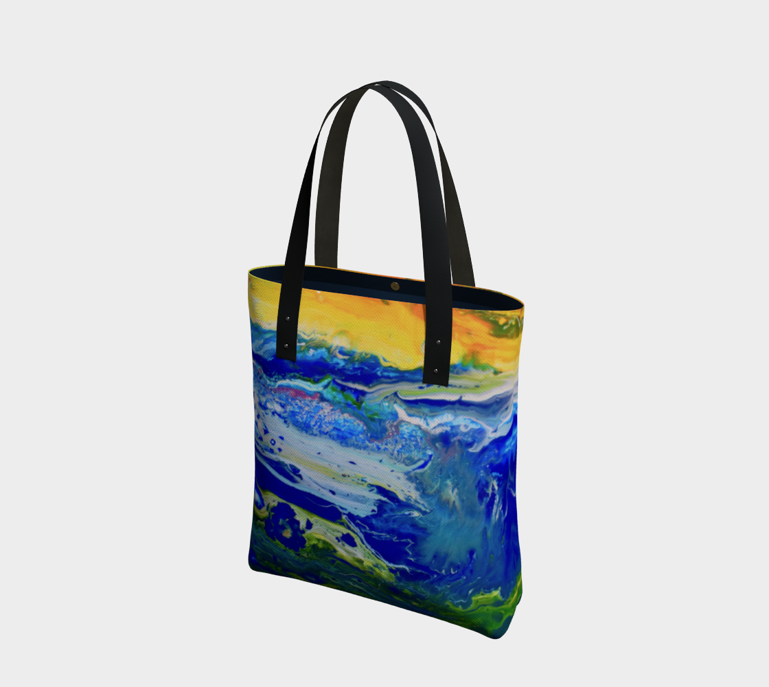 Aperçu de Sunset on cosmic sea Bag