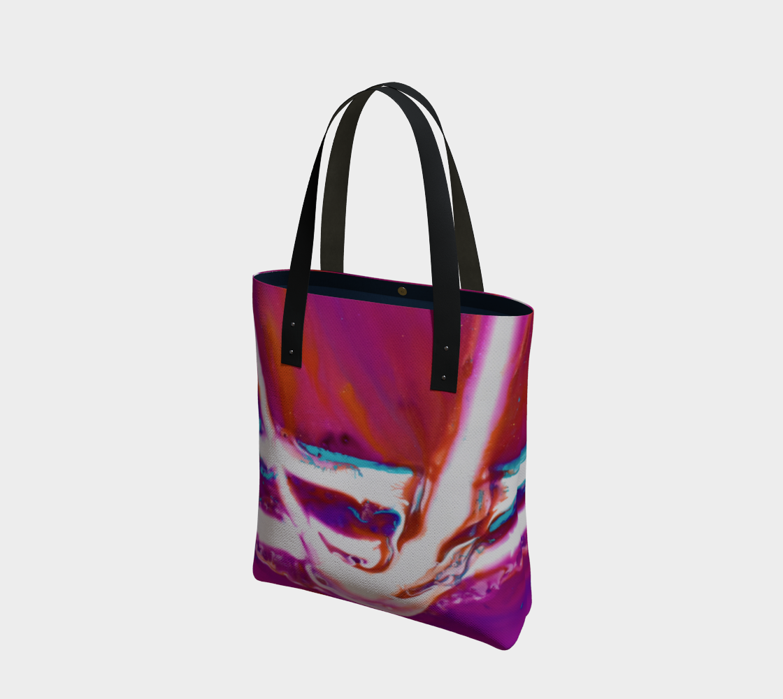 Aperçu de Powerful abstract Pink and white Bag