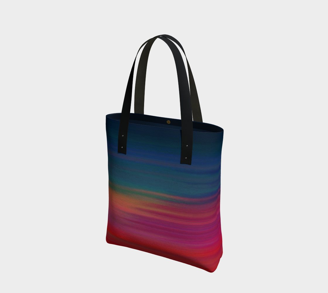 "Rainbow Ombre" Tote Bag by VCD © preview