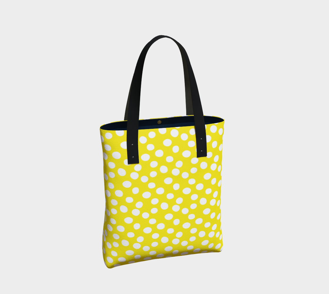 Aperçu de All About the Dots Basic Tote - Yellow #2