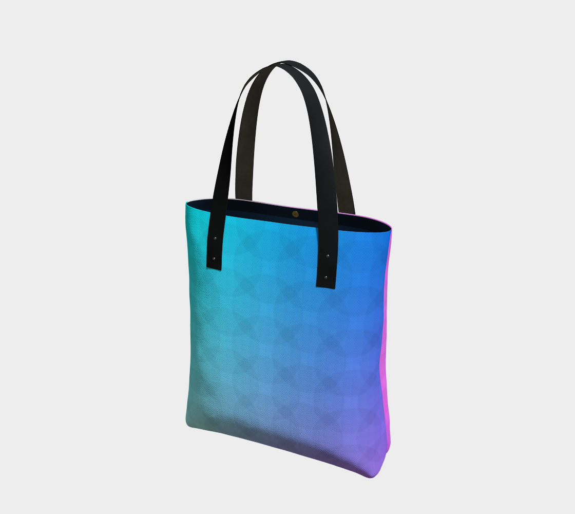 Ombre Rainbow Circle Grid Pink Purple  Cyan White preview
