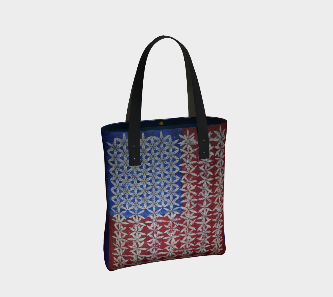 Make America Bloom Again - Flag Tote Bag preview #2