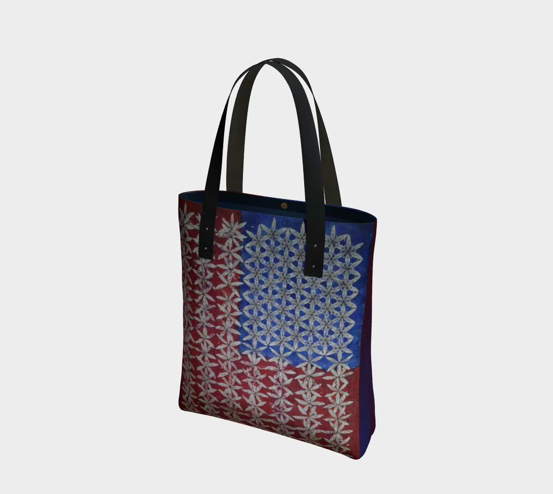 Make America Bloom Again - Flag Tote Bag preview