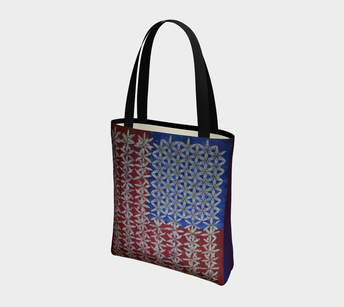 Make America Bloom Again - Flag Tote Bag preview #3