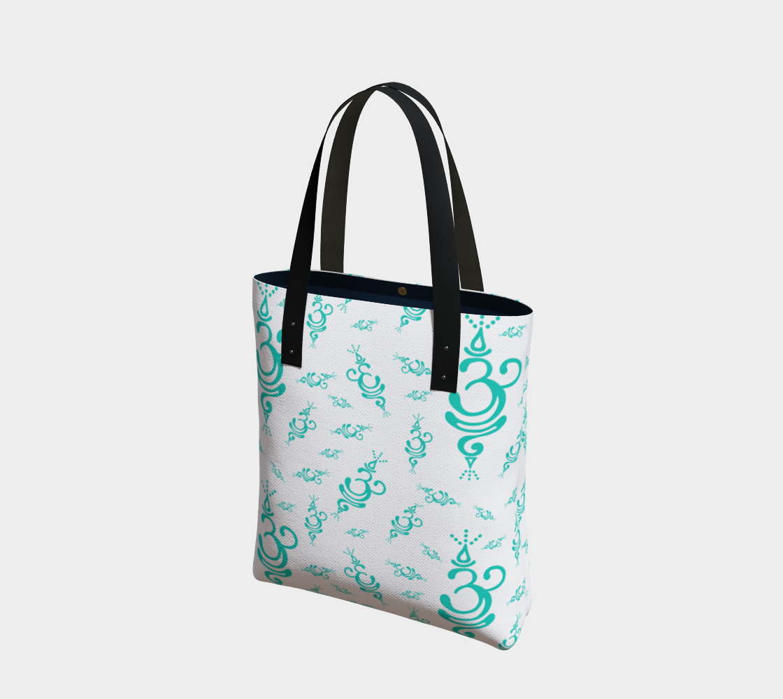 Breathe Teal CancerTote  preview