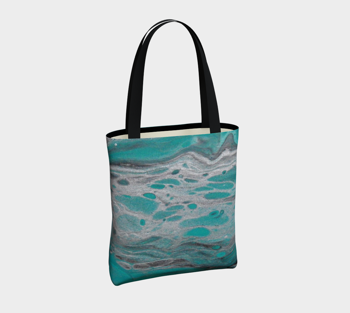 Aperçu de Turquoise Summit Tote Bag #4