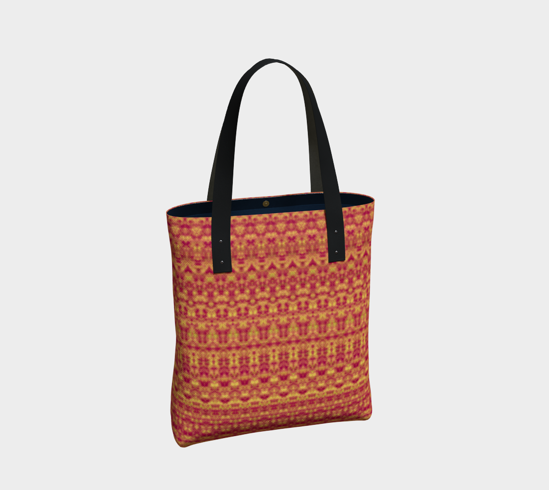 Red and Saffron Damask preview #2
